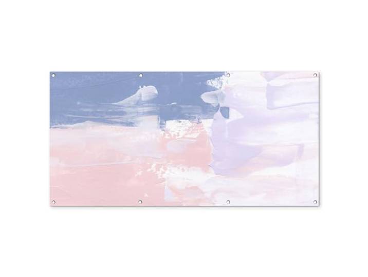 Tuinposter - 160x80 cm - Pastel - Design - Verf
