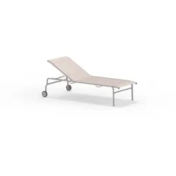 Miami stapelbare Sonnenliege Schlamm / Taupe
