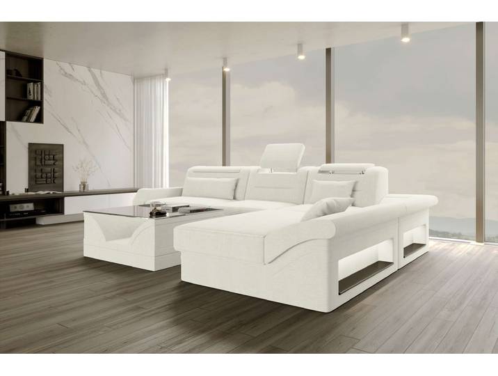 Ecksofa Monza L Form Stoffsofa