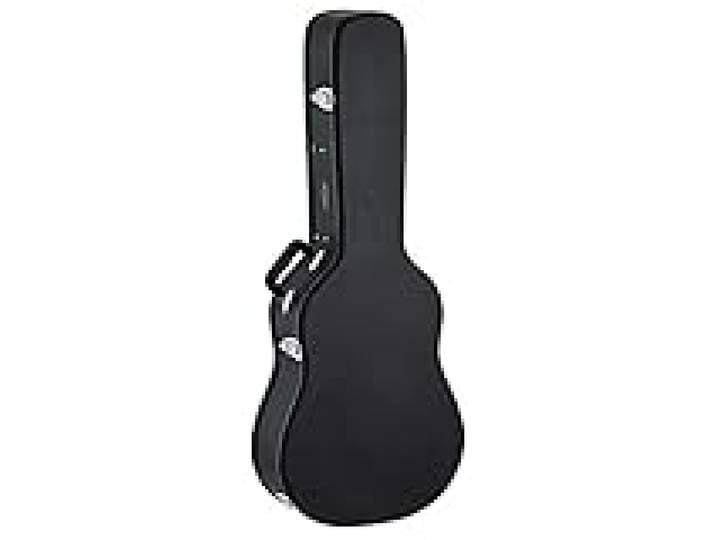 Ortega Guitars Hardcase Economy pour Guitare - Etui pour Guitare Acoustique Dreadnought - Hauteur 107.5 cm - Vinyle, Noir (OACCSTD-DN)