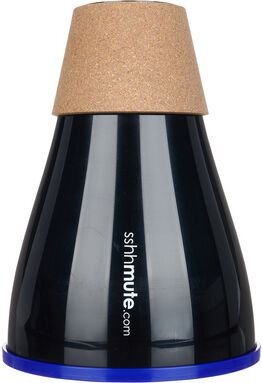 sshhmute Practice Mute Tenor Horn BL Schwarz