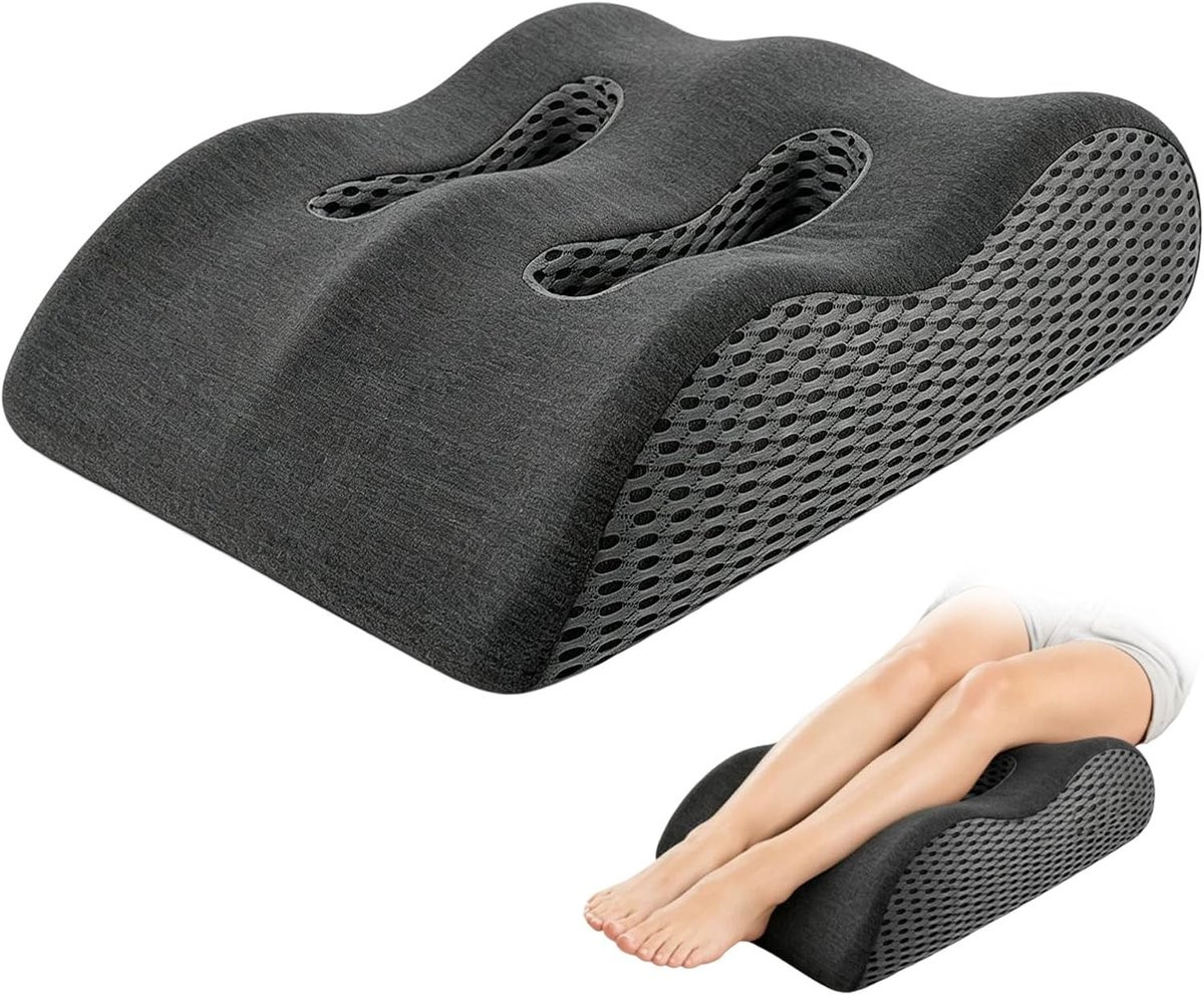 Ergonomisch beensteunkussen van traagschuim met ademend en wasbaar overtrek voor optimale doorbloeding en postoperatieve verzorging