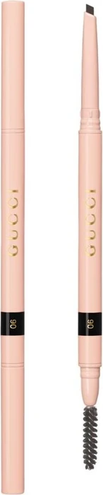 Gucci Stylo A Sourcils Waterproof Double-Ended Eyebrow Cream Pencil 06 Noir (Noir) (52525683)