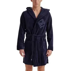 CR7 Cristiano Ronaldo Cotton Bathrobe Navy Baumwolle Large Herren
