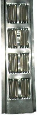 Air Vent Continuous Soffit Vent 8 Foot Pieces Louvered Aluminum Double Leg Mill