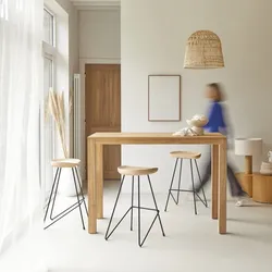 Bartisch Eden aus massivem Teakholz 150 x 75