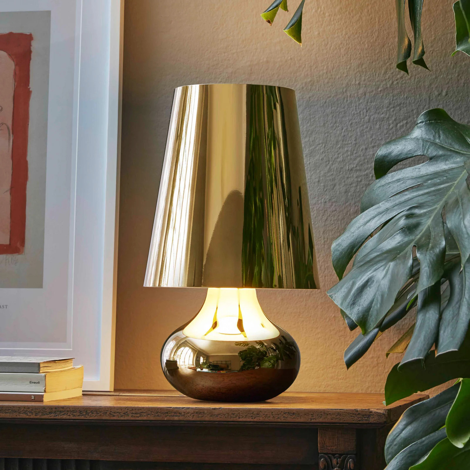 Kartell Cindy tafellamp - Goud/Messing - Modern design met kunststof en metaal