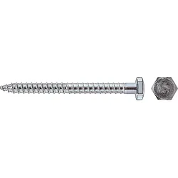 Sicherheitsschraube, verzinkt mit Sechskantkopf 7x67mm VPE 200