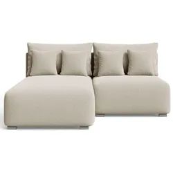 ECKSOFA Ronni Bouclé-Stoff Beige Links