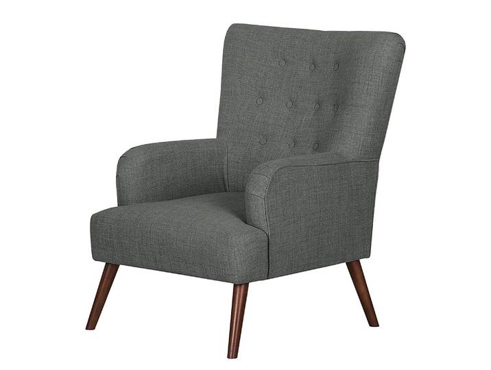 Sessel Wynford Webstoff Grau/Anthrazit Webstoff 80 x 98 x 86cm