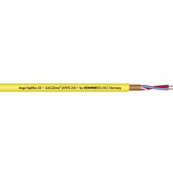 Sommer Cable 200-0007 Mikrofonkabel 2 x 0.22 mm² + 2 x 0.22 mm² Gelb Meterware
