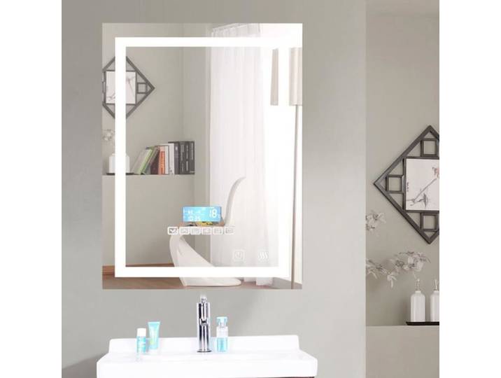 Skecten Miroir Salle Bain avec Eclairage Intégré LED 50*70cm