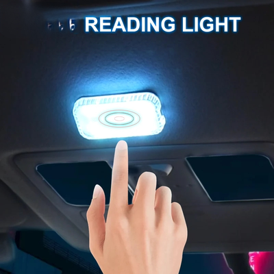 Smart Shopping Spot LED Touch Light Mini Wireless Car Interior Lighting USB Charging, Ceiling & Storage Box Lamp For Door, Footwell & Trunk LED Touch Light Mini Wireless Car Interior Lighting USB Charging, Ceiling & Storage Box Lamp For Door, Footwell & T
