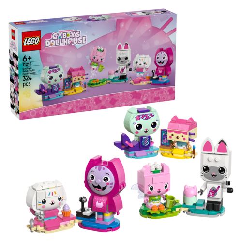 LEGO Gabby's Dollhouse 11215 Gabbys Katzenfreunde aus Steinen