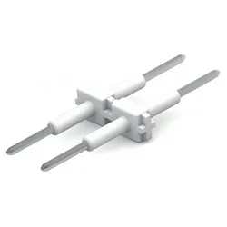 Wago 2061-902 Verbindungselement,Rastermaß 6 mm,2-polig,weiß 2061902  - 300 Stück