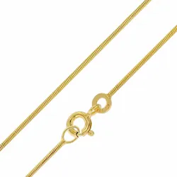 trendor 51860 Feine Schlangenkette Gold 333/8K Breite 0,9 mm, 45 cm