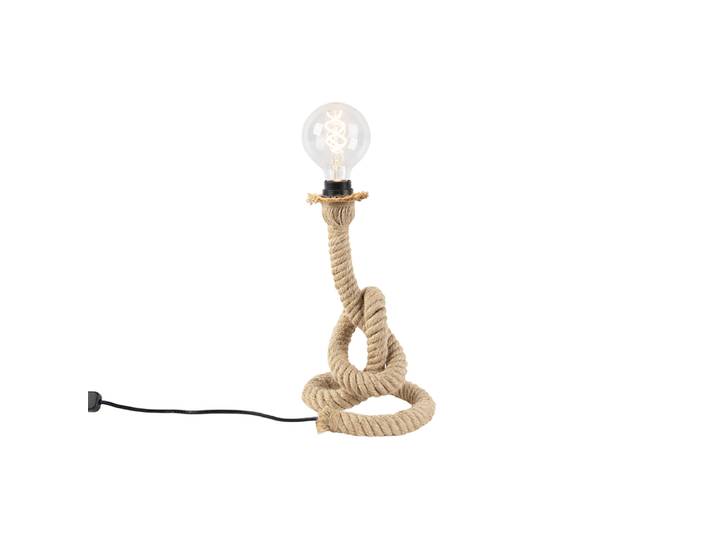 Lampe de table\, corde\, H 33 cm\, ROPE