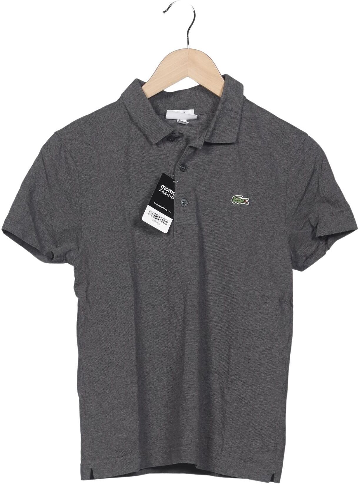 Lacoste Sport Herren Poloshirt, Grau, Gr. S, Baumwolle - Second Hand