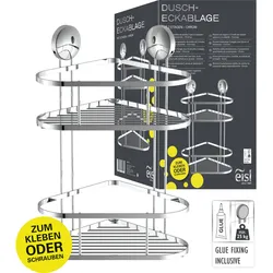 Eisl Duschregal ohne Bohren 2 Etagen Chrom