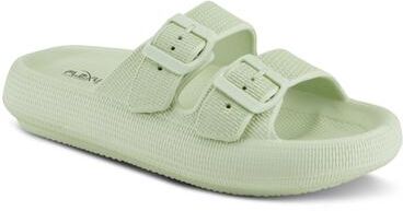 Women's Bubbles Sandal by Flexus by Spring Step in Light Green (Size 7 M)