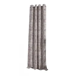 VORHANG VENEDIG HxB 245x140 cm Creme Schwarz