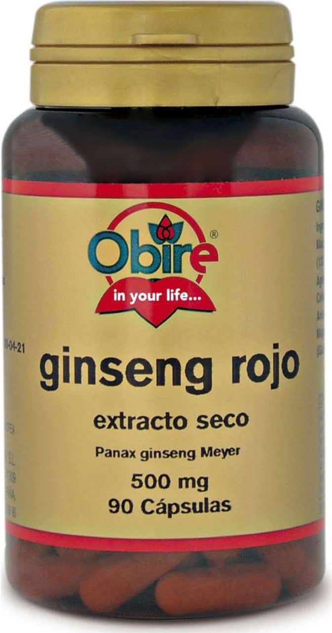 Obire Ginseng Rojo 500 mg 90 caps