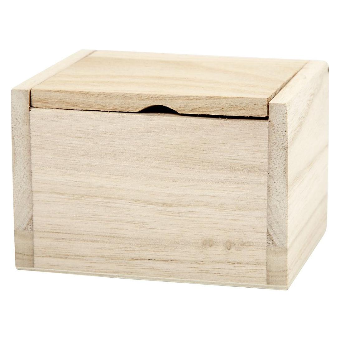Creativ Company Holzkiste 10 x 8.2 x 6.7 cm, 1 Stück (57456)