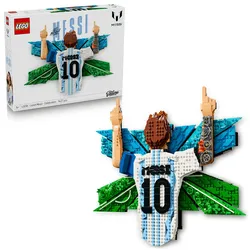 LEGO Editions 43018 Lionel Messi – Torjubel, Fußball Modellbau