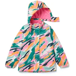 Tchibo - Kinder-Skijacke - Mädchen - Gr. 158/164 - pink/print