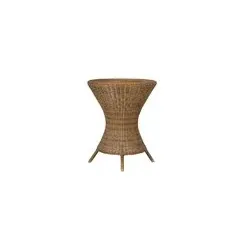 Alexander Rose SAN MARINO BISTRO TISCH, rund Ø 61 cm mit Glasplatte