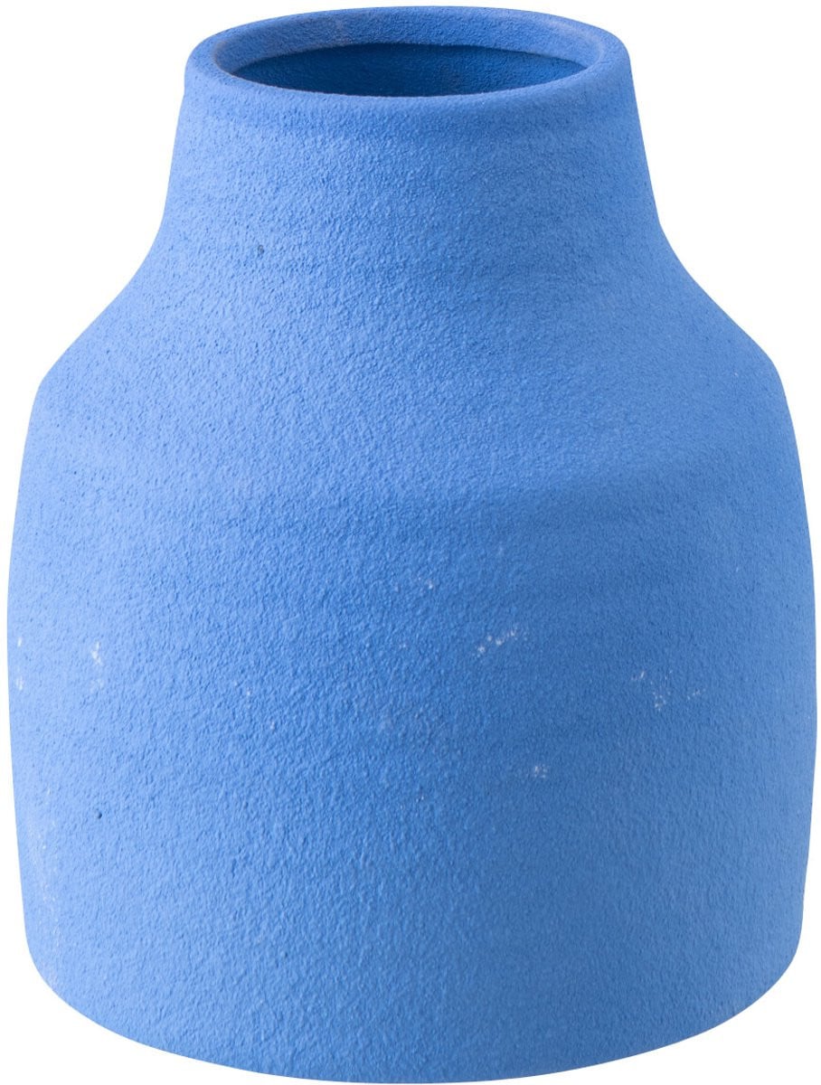 J-Line vaas Ruby blauw van steengoed
