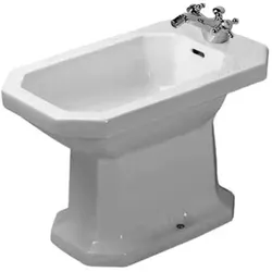Duravit 1930 Standbidet, mit Überlauf, mit Hahnlochbank, 0267100000, Farbe: Weiß