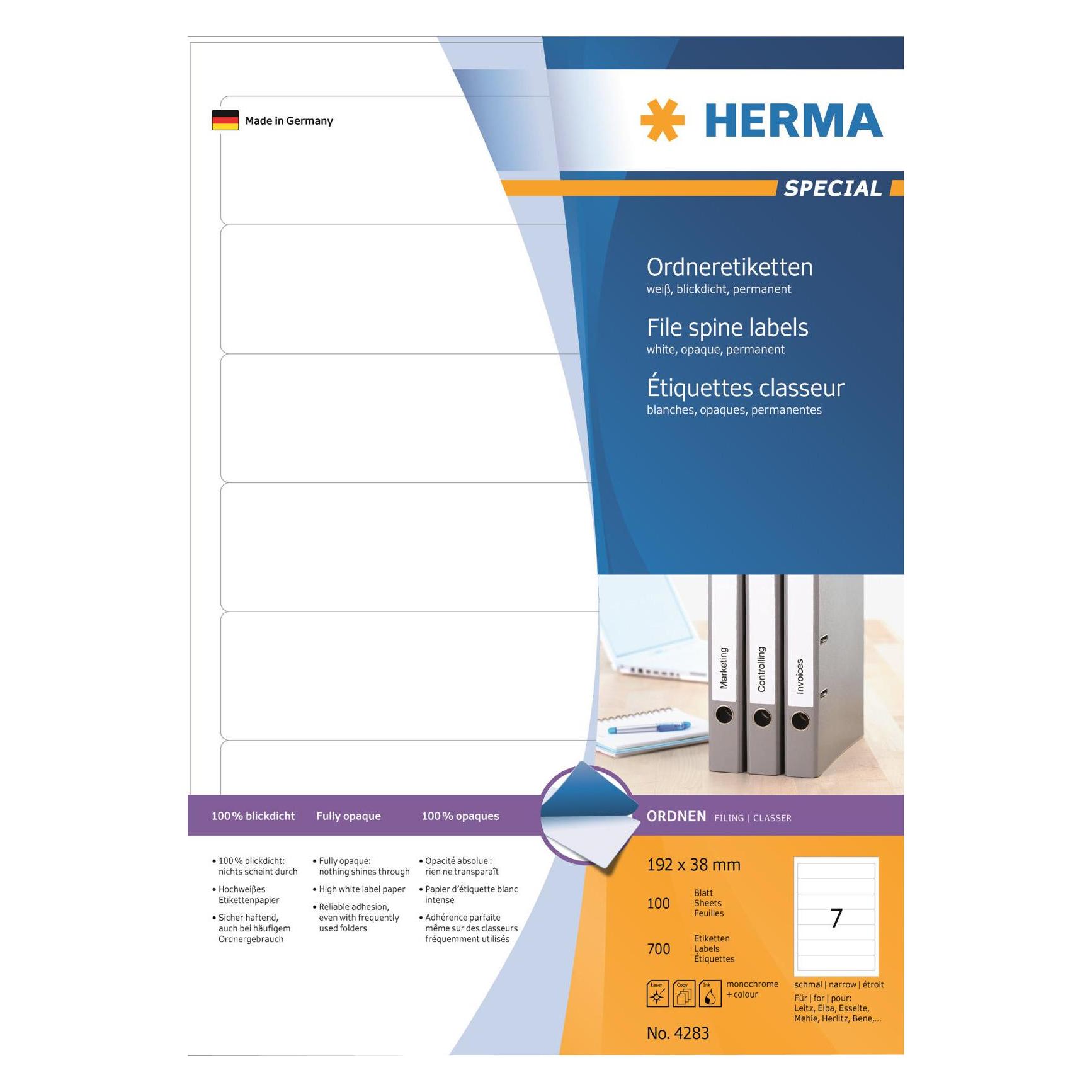 Herma Ordneretiketten A4 (4283)