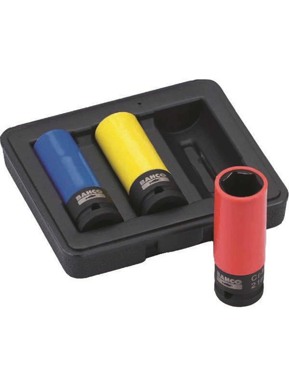 BAHCO set wheel impact sockets 1/2 17-19-21mm