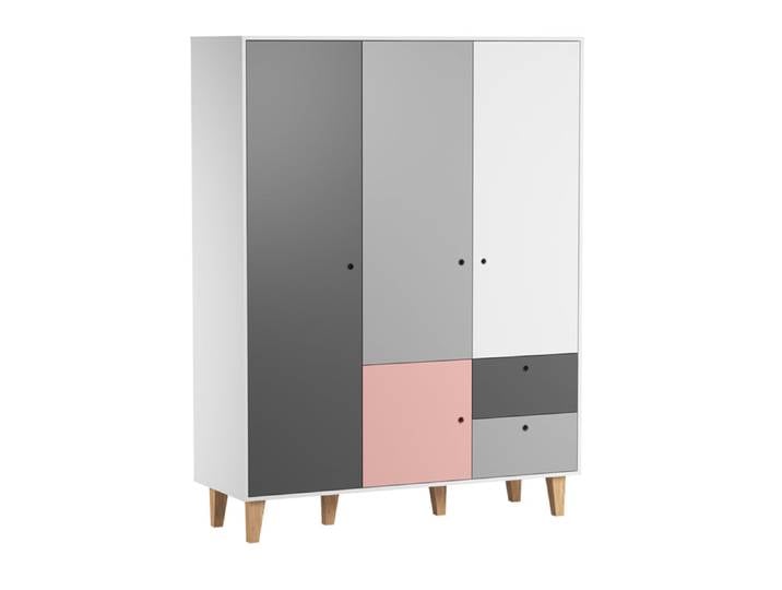 Armoire 3 portes Vox Concept Rose
