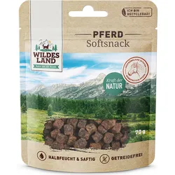 Wildes Land Pferd Sparpaket 8 x 70g Hund SOFT-Snack