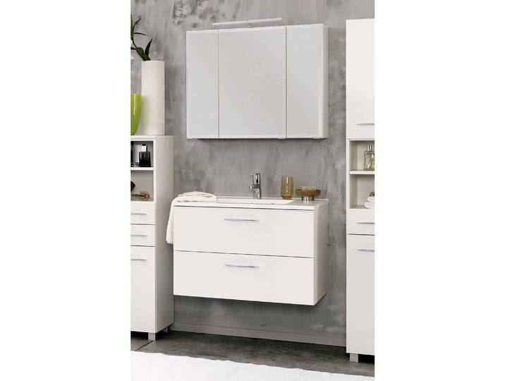home24 Badkamerset 2-delig 80cm wit/wit