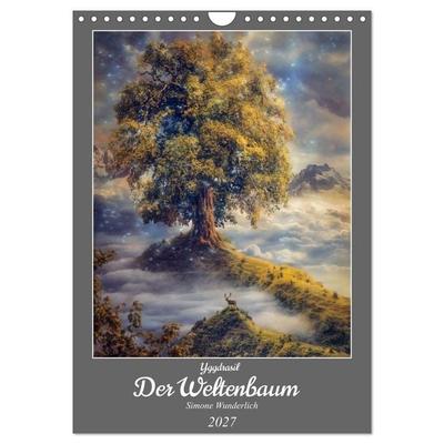 Yggdrasil - Der Baum des Lebens (Wandkalender 2027 DIN A4 hoch), CALVENDO Monatskalender