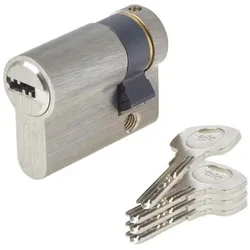 Yale, Türschloss + Schliesszylinder, Schliesszylinder 30 x 10 mm Messing Garagentor (Halbzylinder)
