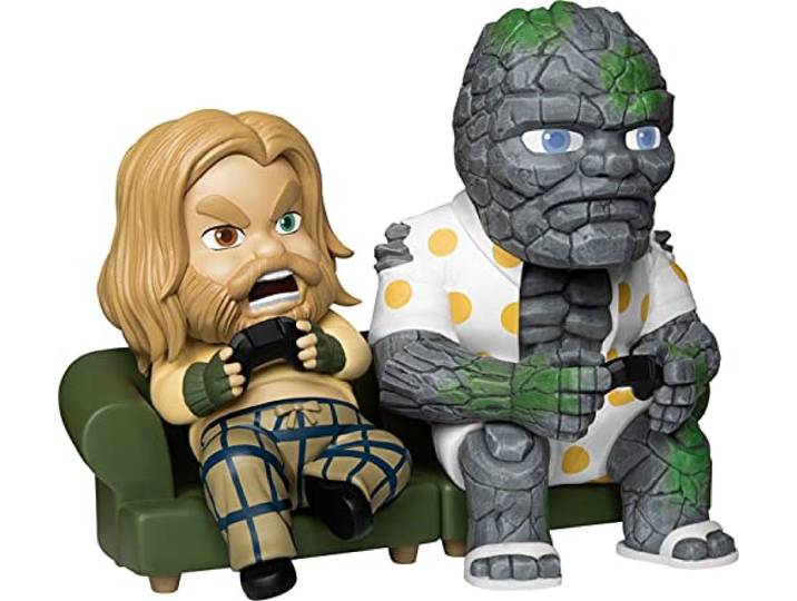 BEAST KINGDOM - SDCC 2021 Avengers Endgame MEA-025 Bro Thor & Korg PX-figuur