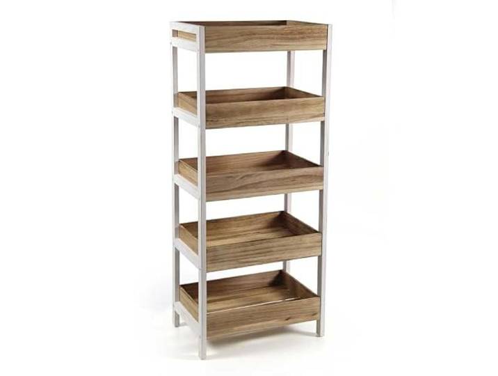 Regal mit fünf Regalen cm 46 x 30 x 108 h