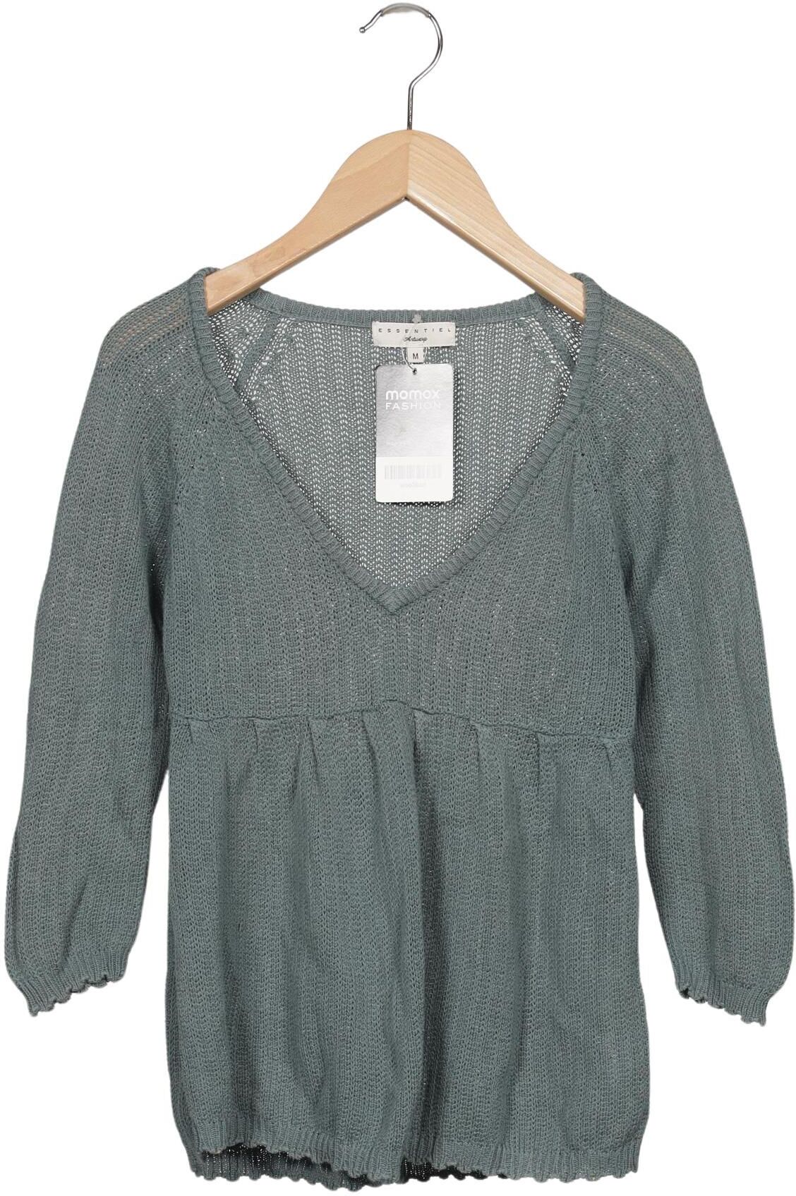 Essentiel Antwerp Damen Pullover, Grün, Gr. M, Baumwolle - Second Hand
