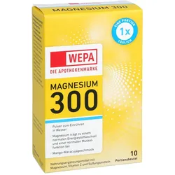 WEPA Magnesium 300+Vit.C zuckerfrei Pulver