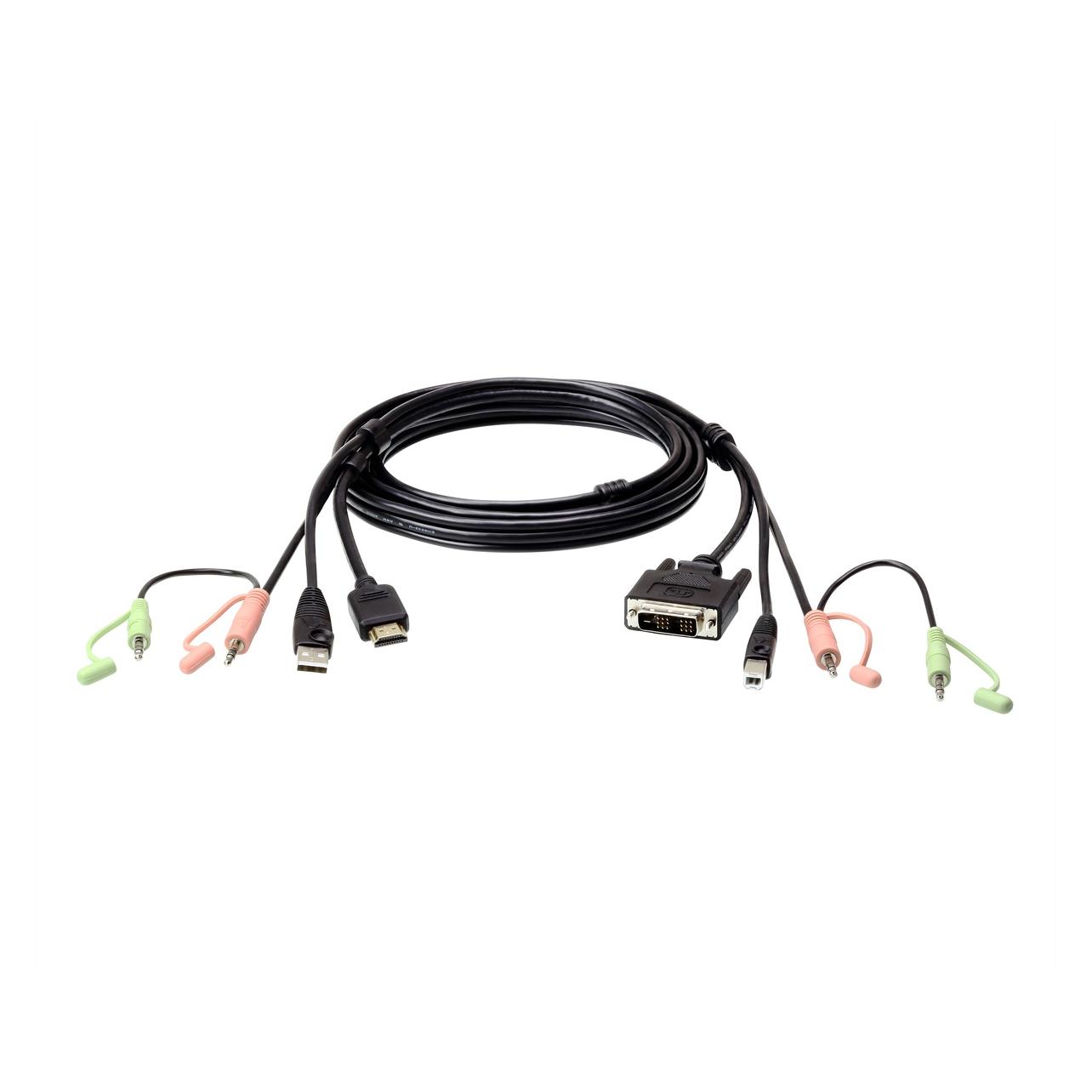 Aten 2L-7D02DH Tastatur- / Video- / Maus- (KVM-) Kabel (2L-7D02DH)
