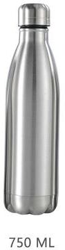 Uplifted Goods Stainless Steel Insulated Water Bottle For Travel And Sports 750ml Basic