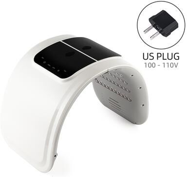 Handpicked Choices Professional LED Face Mask Red Light Therapy 7 Color Skin Rejuvenation Beauty Device us Plug