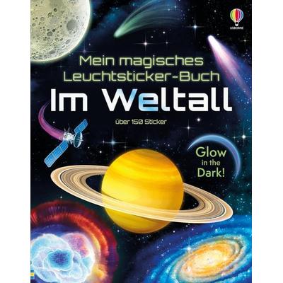 Mein magisches Leuchtsticker-Buch: Im Weltall, Taschenbuch von Emily Bone, Usborne, 978-1-03-570660-0