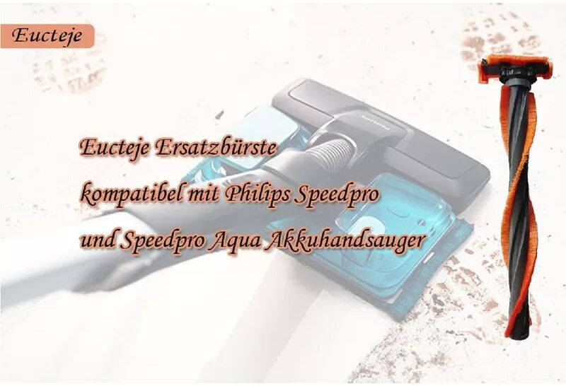 INF Tête de brosse de rechange pour aspirateur Philips - Noir/Orange