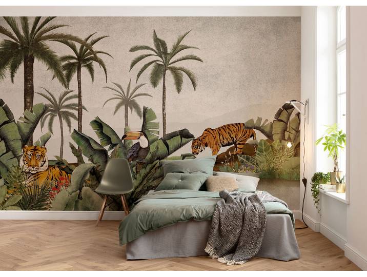 Papier peint Tiger Jungle 400 x 250 x 0cm