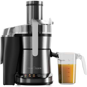 Proficook Entsafter PC-AE 1326, Zentrifugalentsafter, 85 mm Einfüllöffnung, mit Tropfstopp, silber, 1000 Watt